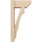 Ekena Millwork 6-in W x 12-in D x 24-in H Balboa Slat Rough Cedar Woodgrain TimberThane Outlooker, Primed Tan OUTUR060X12X24BOA24RCPR - alternate 5